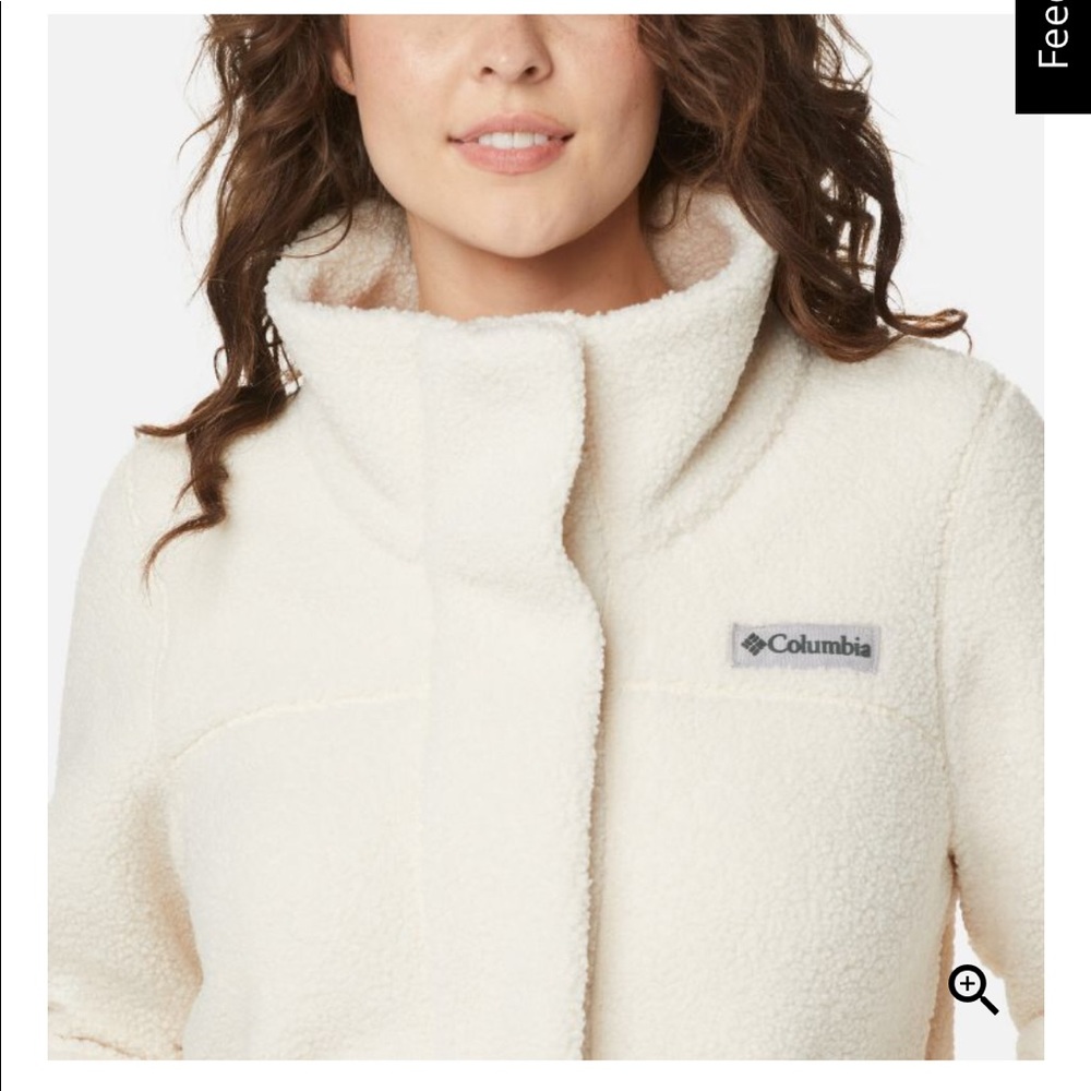 Adorable Columbia Panorama Fleece/Sherpa coat!